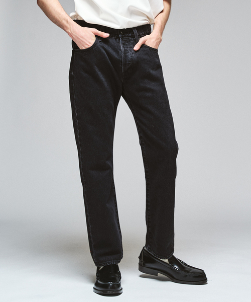 417 EDIFICE(フォーワンセブンエディフィス)の「LEVI’S(R)/リーバイス 別注 501 ブラック(L28)(デニムパンツ・メンズ・ブラック・31/30/29/28/38/36/34/33/32)」の6枚目の写真