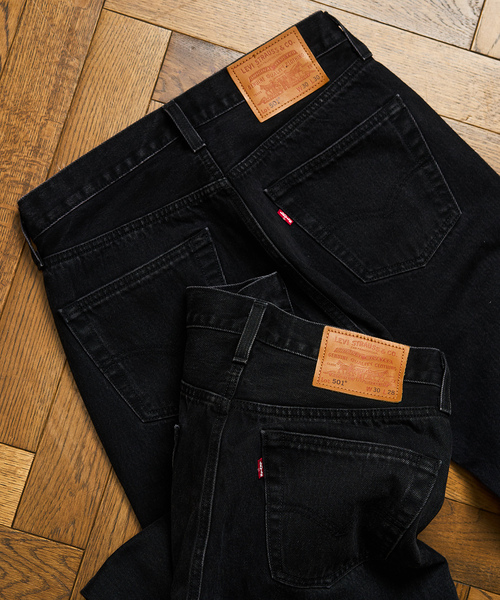 417 EDIFICE(フォーワンセブンエディフィス)の「LEVI’S(R)/リーバイス 別注 501 ブラック(L28)(デニムパンツ・メンズ・ブラック・31/30/29/28/38/36/34/33/32)」の12枚目の写真