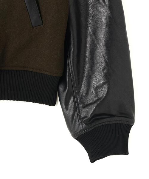 DANKE SCHON(ダンケシェーン)の「DankeSchon/ダンケシェーン/STADIUM JACKET STUDS EAGLE(スタジャン・メンズ・ブラック/カーキ・M/L)」の18枚目の写真