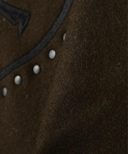 DANKE SCHON(ダンケシェーン)の「DankeSchon/ダンケシェーン/STADIUM JACKET STUDS EAGLE(スタジャン・メンズ・ブラック/カーキ・M/L)」の21枚目の写真