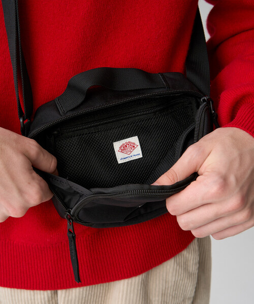 DANTON(ダントン)の「VENISE - CORDURA® Canvas Shoulder Bag(ショルダーバッグ・レディース・ブラック/オレンジ系その他/ダークグレー/グレイッシュベージュ/ダークブラウン/ブルー系その他・-)」の9枚目の写真