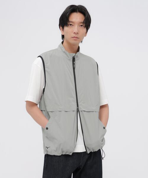 MARGARET HOWELL(マーガレットハウエル)の「RECYCLED NYLON LIGHTWEIGHT RIP STOP BLOUSON(ブルゾン・メンズ・ネイビー系1/グレー系その他・LARGE/MEDIUM)」の2枚目の写真