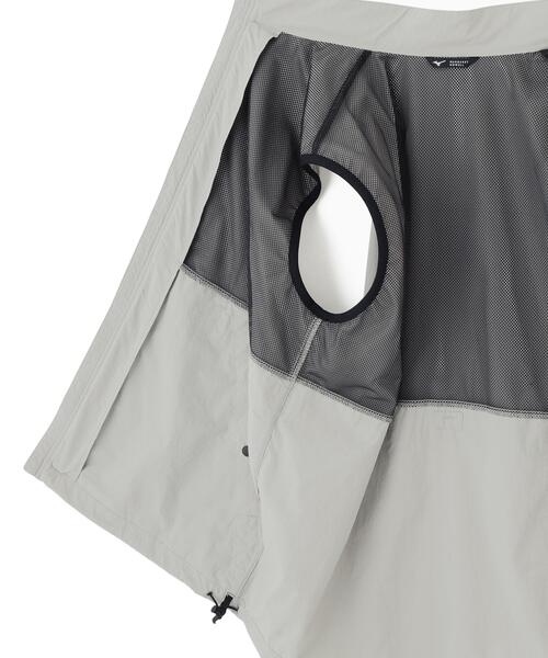 MARGARET HOWELL(マーガレットハウエル)の「RECYCLED NYLON LIGHTWEIGHT RIP STOP BLOUSON(ブルゾン・メンズ・ネイビー系1/グレー系その他・LARGE/MEDIUM)」の11枚目の写真