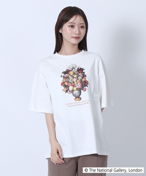 MARY QUANT(マリークワント)の「ボスハールトデザイン Tシャツ(Tシャツ/カットソー・レディース・ブラック/ホワイト・M)」の1枚目の写真