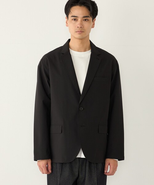SHIPS Colors(シップス カラーズ)の「【WEB限定】〈撥水・防風〉3レイヤー アーバン ジャケット(セットアップ対応)◇(テーラードジャケット・メンズ・ネイビー/ダークグレー/ブラック・MEDIUM/LARGE/X-LARGE)」の22枚目の写真