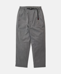 GABARDINE LOOSE TAPERED RIDGE PANT