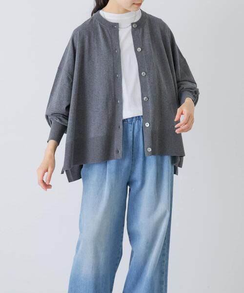 かぐれ(カグレ)の「ハイツイストコットンワイドカーディガン(カーディガン/ボレロ・レディース・ブラック/ネイビー/グレー・FREE)」の3枚目の写真