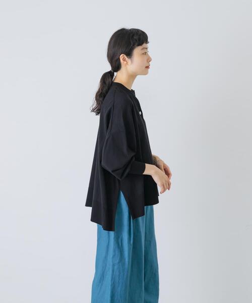 かぐれ(カグレ)の「ハイツイストコットンワイドカーディガン(カーディガン/ボレロ・レディース・ブラック/ネイビー/グレー・FREE)」の9枚目の写真