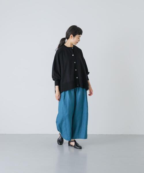 かぐれ(カグレ)の「ハイツイストコットンワイドカーディガン(カーディガン/ボレロ・レディース・ブラック/ネイビー/グレー・FREE)」の10枚目の写真