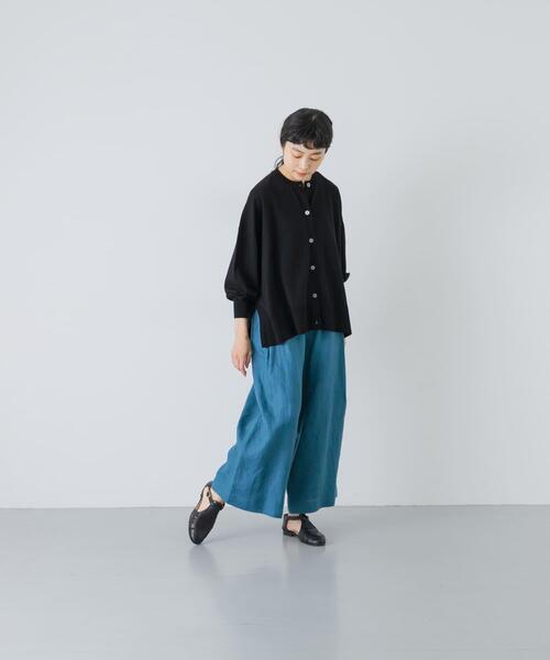 かぐれ(カグレ)の「ハイツイストコットンワイドカーディガン(カーディガン/ボレロ・レディース・ブラック/ネイビー/グレー・FREE)」の11枚目の写真