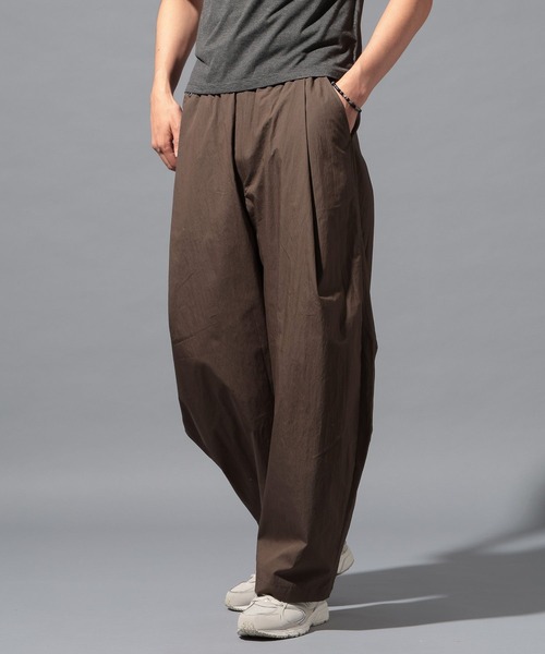 LIEU HOMME(リュウオム)の「LIEU HOMME/カーブワイドパンツ(その他パンツ・メンズ・チャコール/ブラック/ブラウン・MEDIUM)」の7枚目の写真