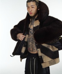 DANKE SCHON | DankeSchon/ダンケシェーン/ECO FUR HOOD BLOUSON(ブルゾン)