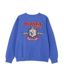 《WEB&DEPOT限定》CREW SWEAT "CROWN LOGO" / クルースウェット ”クラウン ロゴ” / AVIREX /アヴィレックス