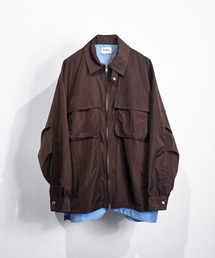 SeeSew（シーソー）の「【UNISEX】LAYERED ZIP SHIRT JACKET レイヤードジップシャツジャケット（シャツ/ブラウス）」