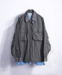 SeeSew（シーソー）の「【UNISEX】LAYERED ZIP SHIRT JACKET レイヤードジップシャツジャケット（シャツ/ブラウス）」
