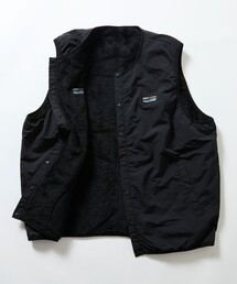 FREAK'S STORE | 限定展開 リラックスフィット ナイロン フリース リバーシブル ジップアップベスト(ダウンベスト)