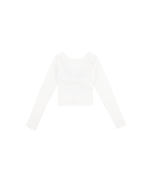 ALEXIA STAM(アリシアスタン)の「Back Adjuster Long Sleeve Top /パッドinバックジャスタートップス(Tシャツ/カットソー・レディース・ホワイト/チャコールグレー/グレー・S/M/L)」の17枚目の写真