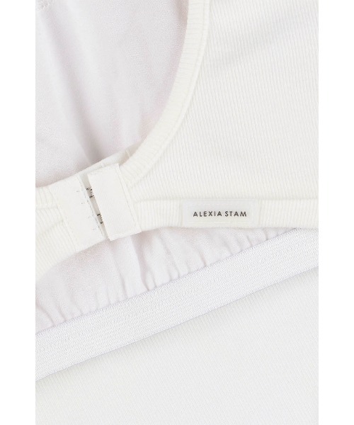 ALEXIA STAM(アリシアスタン)の「Back Adjuster Long Sleeve Top /パッドinバックジャスタートップス(Tシャツ/カットソー・レディース・ホワイト/チャコールグレー/グレー・S/M/L)」の19枚目の写真