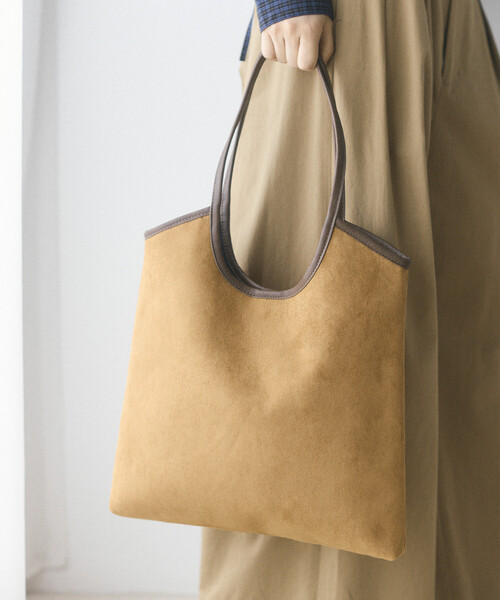 Firsthand（ファーストハンド）の「Firsthand/ファーストハンド チェックパターン パイピングトートバッグ【限定展開】（ハンドバッグ・レディース・キャメル/グリーン/ブルー・ONE SIZE）」の13枚目の写真