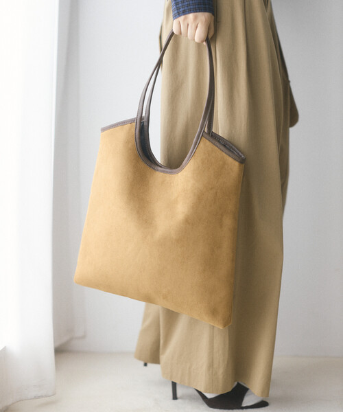 Firsthand（ファーストハンド）の「Firsthand/ファーストハンド チェックパターン パイピングトートバッグ【限定展開】（ハンドバッグ・レディース・キャメル/グリーン/ブルー・ONE SIZE）」の14枚目の写真