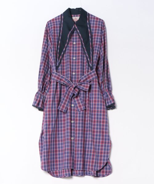 Vivienne Westwood（ヴィヴィアンウエストウッド）の「ﾏﾘﾝｽﾄﾗｲﾌﾟﾄﾞﾚｽ