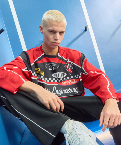 GALEX(ギャレックス)の「レーシングジャージ ロングスリーブ レッド GA6743 RD(Tシャツ/カットソー・レディース・その他・MEDIUM/LARGE)」の9枚目の写真