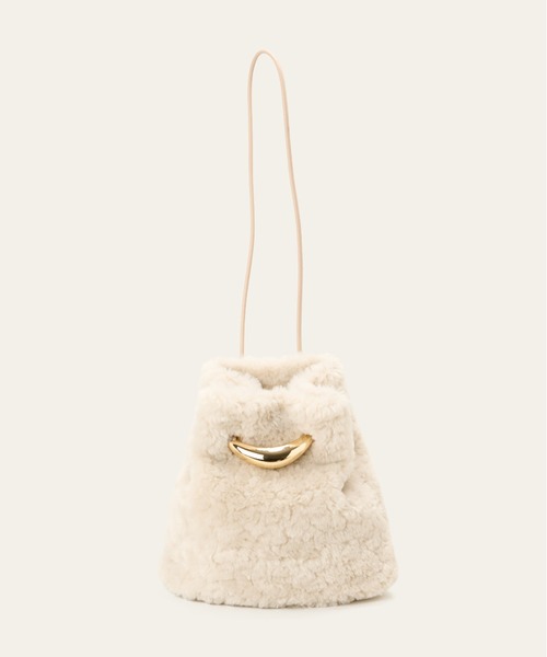 LE VERNIS(ル・ベルニ)の「LE VERNIS(ル・ベルニ)Sculpture purse(ショルダーバッグ・レディース・グレー/ブラウン/アイボリー・FREE)」の21枚目の写真