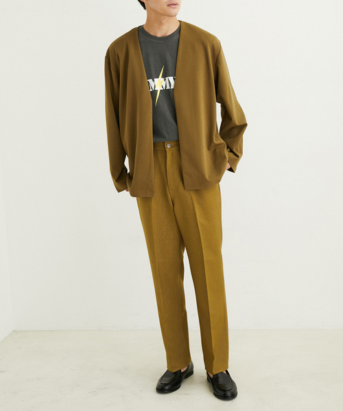 le cercle ADAM ET ROPE'（ルセルクルアダムエロペ）の「【mens】エバークリースストレートパンツ（その他パンツ・メンズ・ベージュ・S）」の4枚目の写真