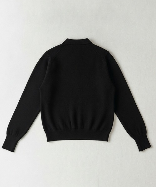 ROTOL(ロトル)の「【ROTOL】Wool Cashmere Blend Knit Shirt(ニット/セーター・メンズ・ブラック/レッド・2)」の3枚目の写真