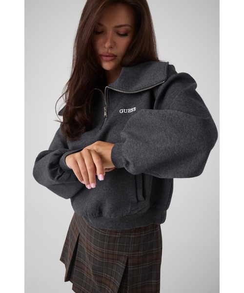 HALF Zip Scuba Sweatshirt | GUESS(ゲス) JAPAN 公式オンラインストア