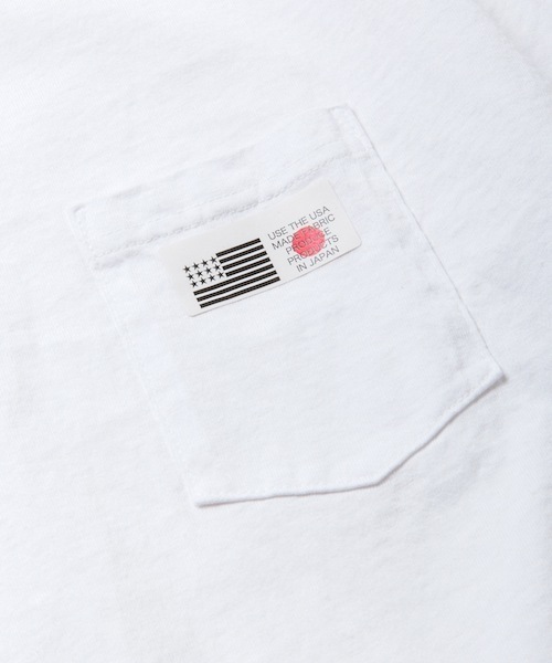 rehacer（レアセル）の「rehacer STAND :US Cotton Crew Neck Pocket T（Tシャツ/カットソー・メンズ・ホワイト/グレー/ネイビー・SMALL/MEDIUM/LARGE）」の8枚目の写真