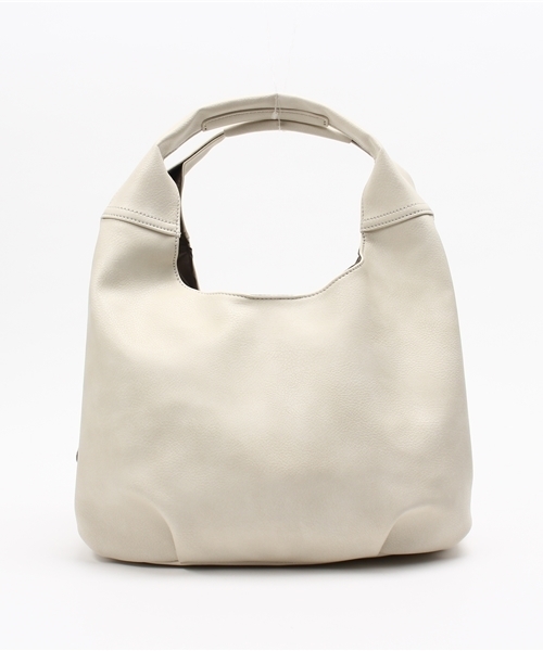 LBC（エルビーシー）の「中仕切りバルーントートバッグ    （トートバッグ・レディース・オフホワイト/ブラック/ライトブルー・ONE SIZE）」の2枚目の写真