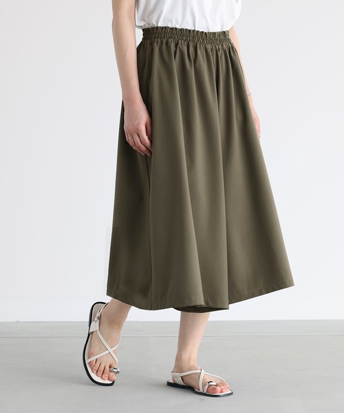 n'OrLABEL（ノアールレーベル）の「『大人めガウチョパンツ』（その他パンツ・レディース・ネイビー/カーキ/ブラック/キャメル/チャコールグレー・FREE）」の17枚目の写真