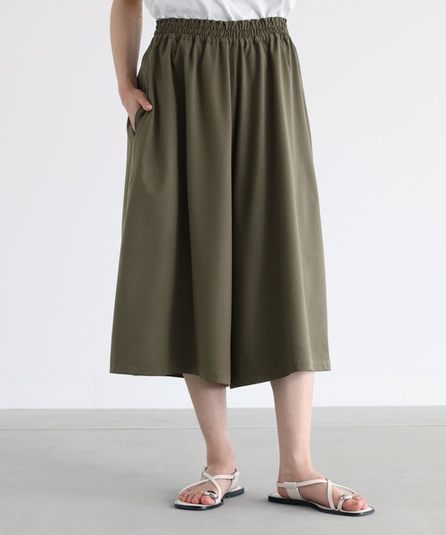 n'OrLABEL（ノアールレーベル）の「『大人めガウチョパンツ』（その他パンツ・レディース・ネイビー/カーキ/ブラック/キャメル/チャコールグレー・FREE）」の19枚目の写真