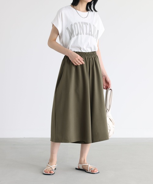 n'OrLABEL（ノアールレーベル）の「『大人めガウチョパンツ』（その他パンツ・レディース・ネイビー/カーキ/ブラック/キャメル/チャコールグレー・FREE）」の18枚目の写真