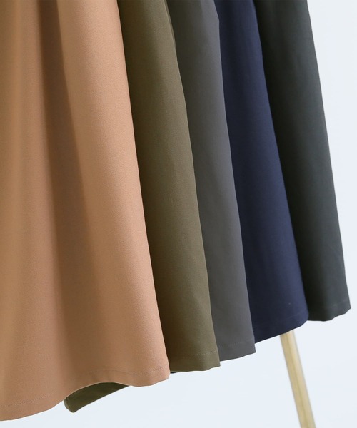 n'OrLABEL（ノアールレーベル）の「『大人めガウチョパンツ』（その他パンツ・レディース・ネイビー/カーキ/ブラック/キャメル/チャコールグレー・FREE）」の21枚目の写真