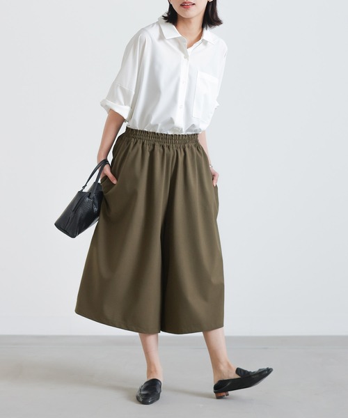 n'OrLABEL（ノアールレーベル）の「『大人めガウチョパンツ』（その他パンツ・レディース・ネイビー/カーキ/ブラック/キャメル/チャコールグレー・FREE）」の12枚目の写真