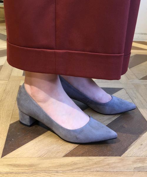 Boisson Chocolat（ボワソンショコラ）の「〈B〉ﾎﾟｲﾝﾃｯﾄﾞﾁｬﾝｷｰPS 40（パンプス・レディース・ネイビー/グレー/ブラック/ピンク/ベージュ/ライトグレー/オレンジ/マスタード/その他1/ブラウン/ワインレッド/オリーブ・24cm/24.5cm/23.5cm/22.5cm/22cm/23cm/25cm）」の3枚目の写真