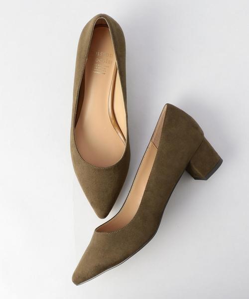 Boisson Chocolat（ボワソンショコラ）の「〈B〉ﾎﾟｲﾝﾃｯﾄﾞﾁｬﾝｷｰPS 40（パンプス・レディース・ネイビー/グレー/ブラック/ピンク/ベージュ/ライトグレー/オレンジ/マスタード/その他1/ブラウン/ワインレッド/オリーブ・24cm/24.5cm/23.5cm/22.5cm/22cm/23cm/25cm）」の6枚目の写真