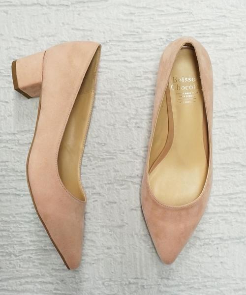 Boisson Chocolat（ボワソンショコラ）の「〈B〉ﾎﾟｲﾝﾃｯﾄﾞﾁｬﾝｷｰPS 40（パンプス・レディース・ネイビー/グレー/ブラック/ピンク/ベージュ/ライトグレー/オレンジ/マスタード/その他1/ブラウン/ワインレッド/オリーブ・24cm/24.5cm/23.5cm/22.5cm/22cm/23cm/25cm）」の9枚目の写真