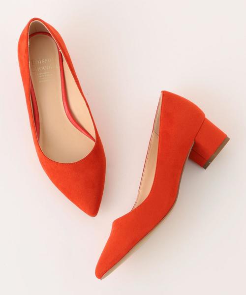 Boisson Chocolat（ボワソンショコラ）の「〈B〉ﾎﾟｲﾝﾃｯﾄﾞﾁｬﾝｷｰPS 40（パンプス・レディース・ネイビー/グレー/ブラック/ピンク/ベージュ/ライトグレー/オレンジ/マスタード/その他1/ブラウン/ワインレッド/オリーブ・24cm/24.5cm/23.5cm/22.5cm/22cm/23cm/25cm）」の11枚目の写真