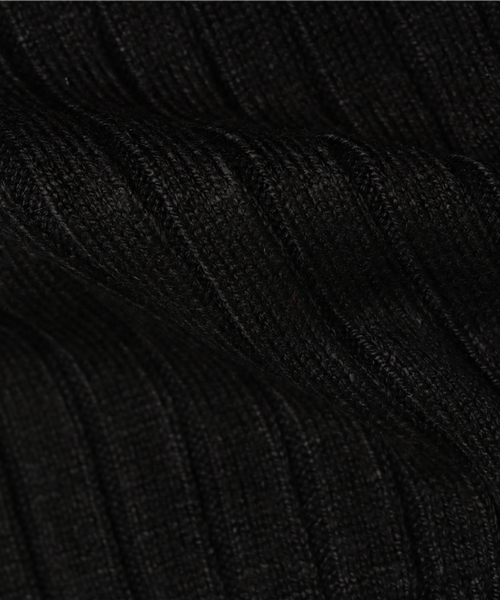 mystic（ミスティック）の「ワイドリブ袖パフニット（ニット/セーター・レディース・ブラック/ベージュ/レッド/ブルー・ﾌﾘ-）」の10枚目の写真