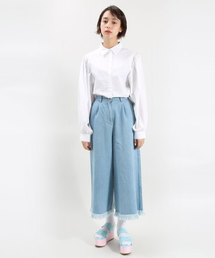 PUNYUS | フリンジフレアデニムパンツ(デニムパンツ)