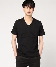 贅沢なVネック半袖Tシャツ / Albini Cotton
