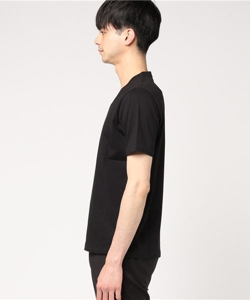 MEN'S BIGI(メンズビギ)の「贅沢なVネック半袖Tシャツ / Albini Cotton(Tシャツ/カットソー・メンズ・ネイビー/ホワイト/ライトオリーブ/ブラック・S/L/M)」の5枚目の写真