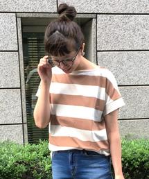 coen | 【大人気・復刻・新色追加】ワイドボーダーボートネックTシャツ(Tシャツ/カットソー)