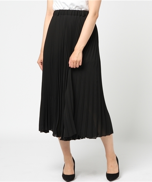 Heather（ヘザー）の「プリーツマキシスカート 763153（スカート・レディース・テラコッタ/ブラック/グレー系その他・FREE）」の12枚目の写真