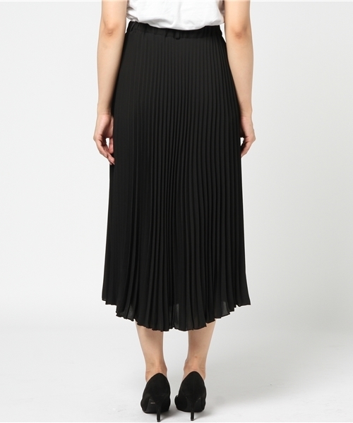 Heather（ヘザー）の「プリーツマキシスカート 763153（スカート・レディース・テラコッタ/ブラック/グレー系その他・FREE）」の4枚目の写真