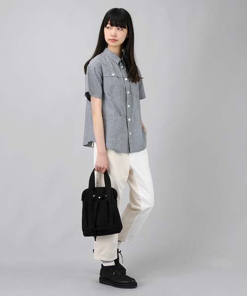 Ne-net（ネネット）の「チノコンビ（チノパンツ・レディース・オフホワイト/ネイビー/カーキ・02/01/03）」の10枚目の写真