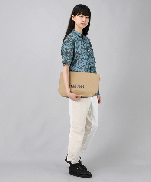 Ne-net（ネネット）の「チノコンビ（チノパンツ・レディース・オフホワイト/ネイビー/カーキ・02/01/03）」の12枚目の写真